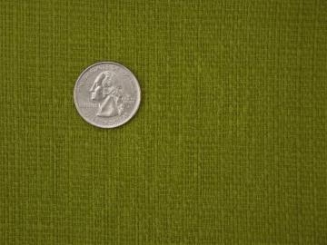 catalog photo of green olive linen weave fabric, 60s vintage cotton suiting weight material