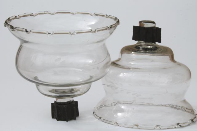 photo of hand-blown glass candle cup shades, candle lamp sconce or candlestick hurricanes  #6