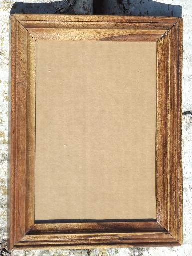 photo of hand-crafted hardwood picture / photo frames, carved black walnut #2