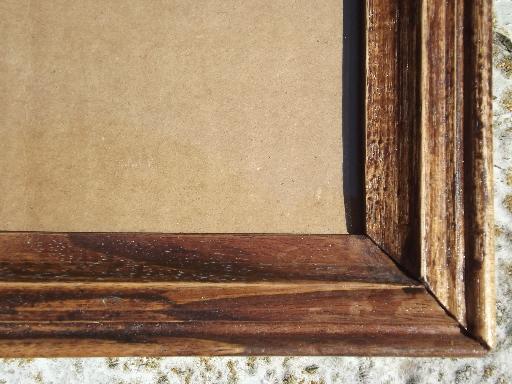 photo of hand-crafted hardwood picture / photo frames, carved black walnut #3