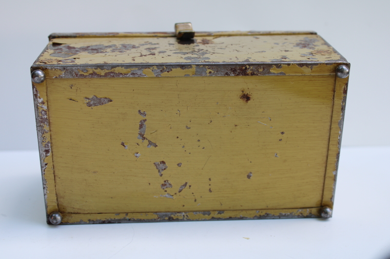photo of handcrafted metal box bag, heavy steel lunchbox style treasure chest or punk goth purse  #2