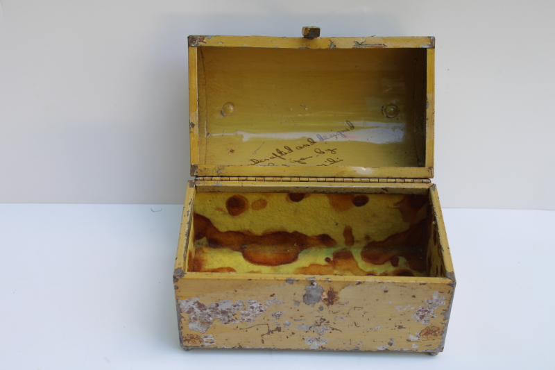 photo of handcrafted metal box bag, heavy steel lunchbox style treasure chest or punk goth purse  #7