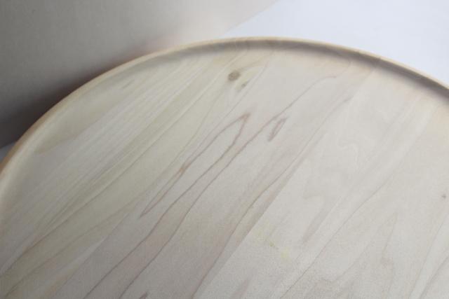 photo of handcrafted natural raw wood trays, Scandinavian modern style blond wood #5