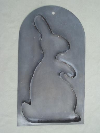 photo of handmade steel cookie cutter for life sized rabbit Easter bunny cookies! #1