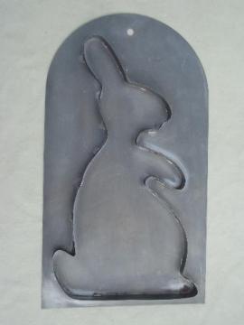 catalog photo of handmade steel cookie cutter for life sized rabbit Easter bunny cookies!