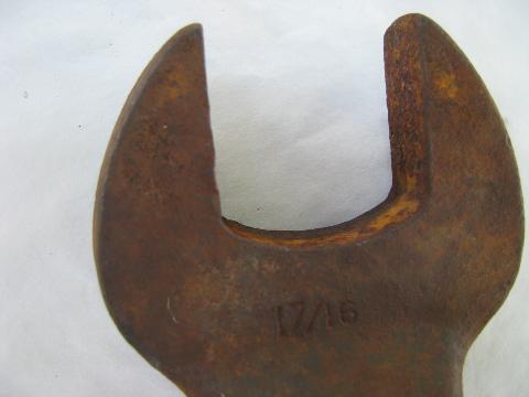 photo of heavy old iron worker Williams 909 XT 1-7/16'' spud wrench #3