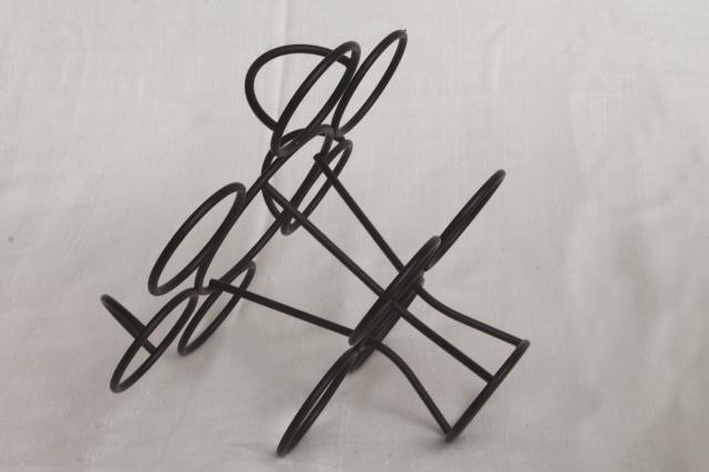 photo of heavy wire fruit or veg stand, topiary tree shape rack for holding storing fresh fruit #5