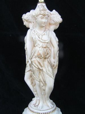 photo of hollywood regency, statuary lamps #3