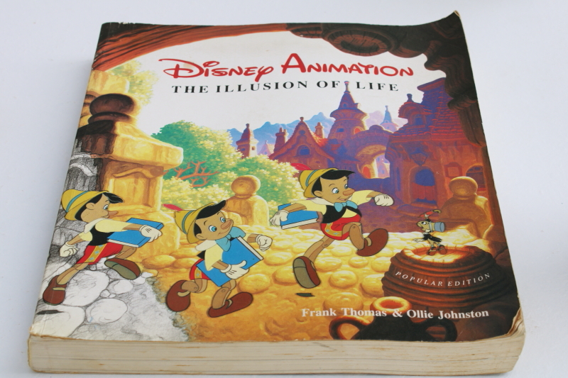 photo of huge art book Disney Animation illustrated w/ drawings cels early Walt Disney Studios work #1