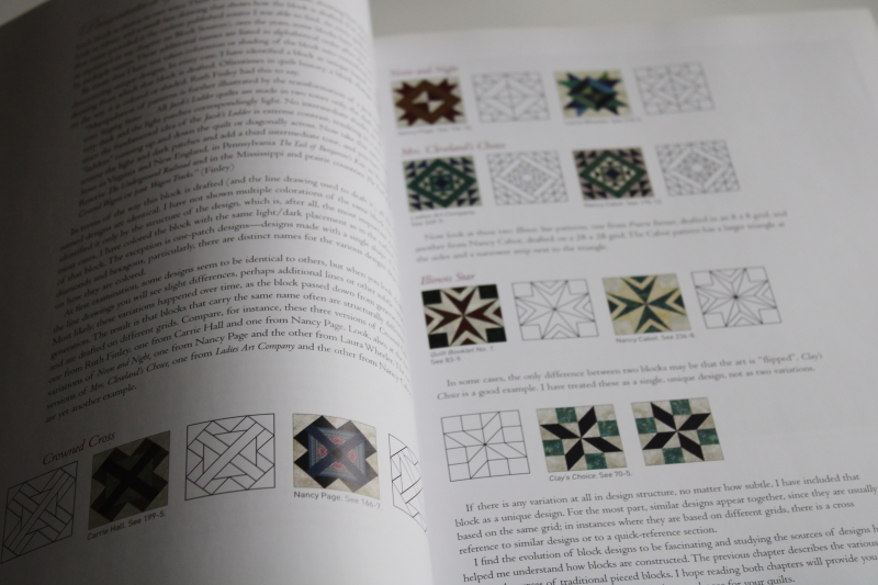 photo of huge book quilt patterns & their history Jinny Beyer Quilters Album Patchwork Patterns #5