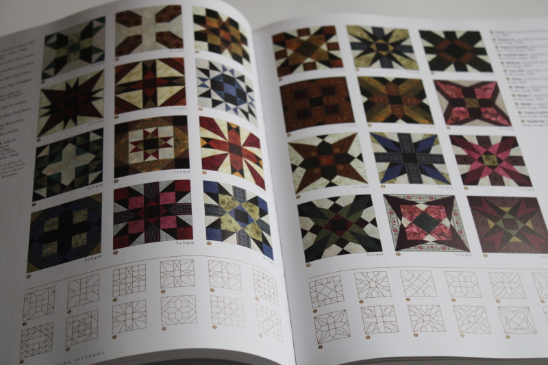 photo of huge book quilt patterns & their history Jinny Beyer Quilters Album Patchwork Patterns #6