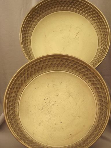 photo of huge brass brazier bowls, pair of decorative solid brass planters #3