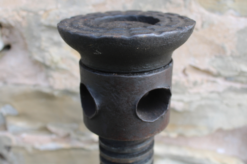 photo of huge cast iron house jack heavy industrial screw type bottle jack #11