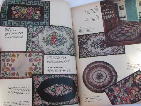 photo of huge catalog needlework / craft design patterns 40s - 50s vintage American Home #5