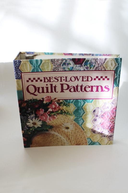 photo of huge collection plastic template quilt patterns, favorite vintage patchwork quilt designs #1