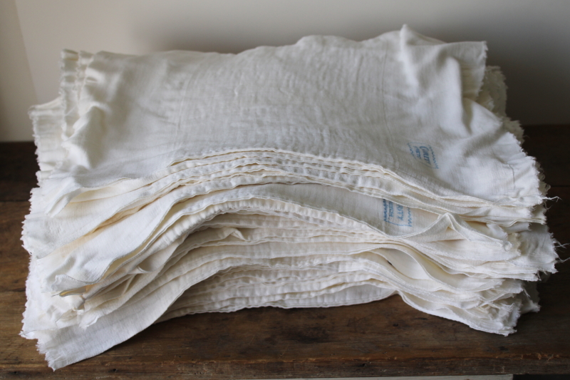 photo of huge lot 60s 70s vintage cloth diapers Curity stretch prefolded cotton diapers  #1