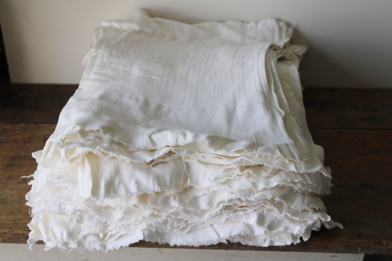 photo of huge lot 60s 70s vintage cloth diapers Curity stretch prefolded cotton diapers  #4