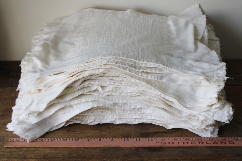 photo of huge lot 60s 70s vintage cloth diapers Curity stretch prefolded cotton diapers  #10
