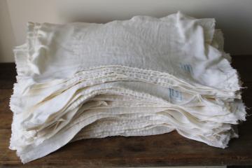 catalog photo of huge lot 60s 70s vintage cloth diapers Curity stretch prefolded cotton diapers 