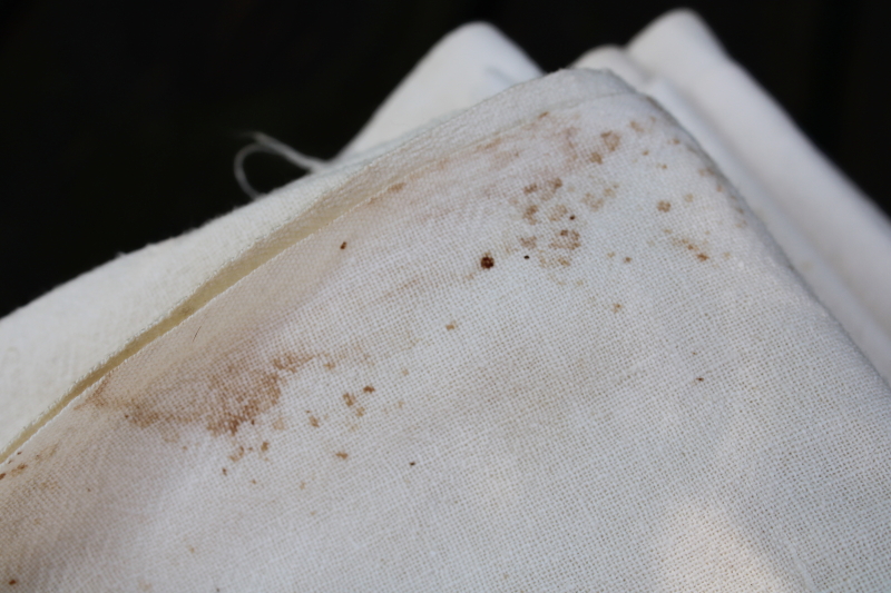 photo of huge lot authentic vintage flour sacks, unbleached cotton fabric, 24 old feed sacks & flour sacks  #7