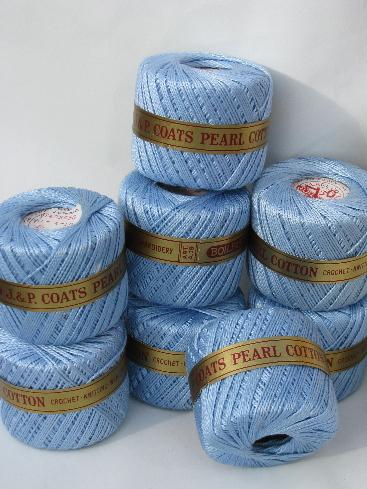 photo of huge lot fine cotton crochet thread, pearl cotton colors 70 balls #2