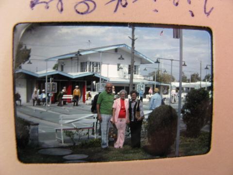 photo of huge lot of 140 assorted 1960s and 1970s vintage 35mm photo slides, people, buildings, cars etc #6