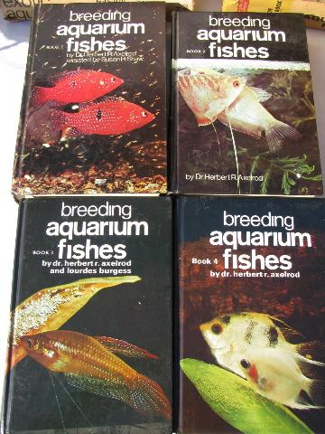 photo of huge lot of books on breeding & raising exotic tropical aquarium fish #3