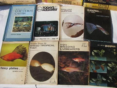 photo of huge lot of books on breeding & raising exotic tropical aquarium fish #5