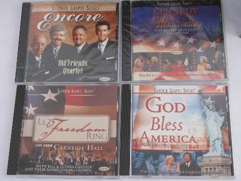 photo of huge lot sealed Gaither / Homecoming gospel music video, CDs,13 VHS #2