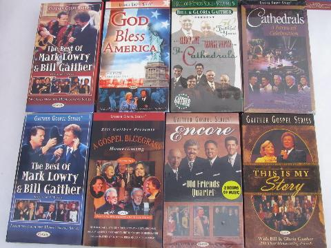 photo of huge lot sealed Gaither / Homecoming gospel music video, CDs,13 VHS #3
