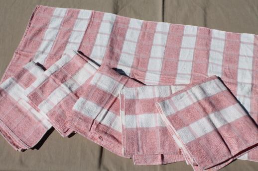 photo of huge lot unused vintage cotton bath towels & hand towels, 1940s new old stock Cannon towels #10