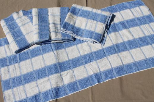 photo of huge lot unused vintage cotton bath towels & hand towels, 1940s new old stock Cannon towels #12