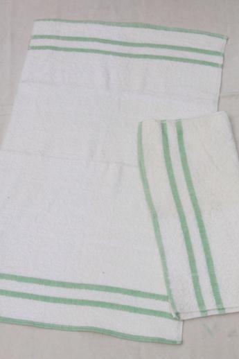 photo of huge lot unused vintage cotton bath towels & washcloths, 1940s new old stock Cannon towels #12