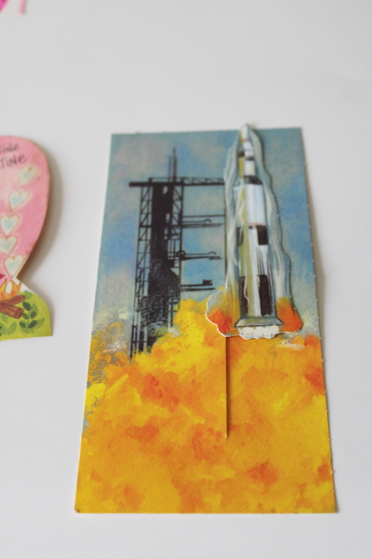 photo of huge lot vintage Valentines most 1970s school valentine cards, retro graphics holiday ephemera  #8