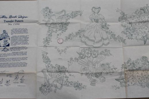 photo of huge lot vintage embroidery transfers, Vogart, Workbasket needlework designs etc. #8