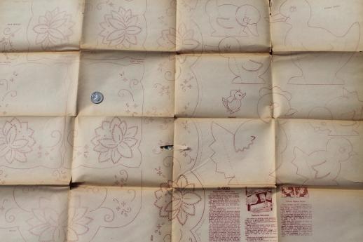 photo of huge lot vintage embroidery transfers, Vogart, Workbasket needlework designs etc. #13