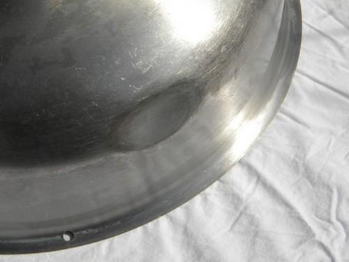 photo of huge stainless steel milk strainer filter, old farm dairy equipment #5