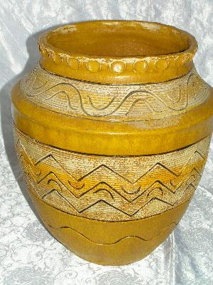 photo of huge vintage Mexican pottery pot #1