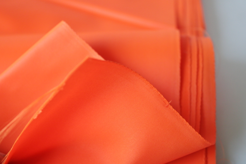 photo of hunter or safety orange nylon twill fabric for outdoor gear or clothes #3