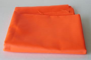 catalog photo of hunter or safety orange nylon twill fabric for outdoor gear or clothes 