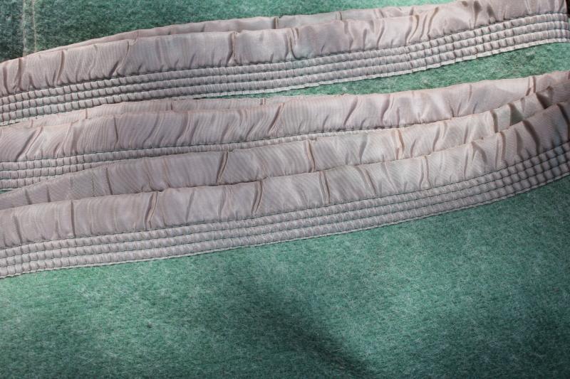 photo of jadite green wool / rayon bed blanket never used, 40s 50s vintage bedding #2