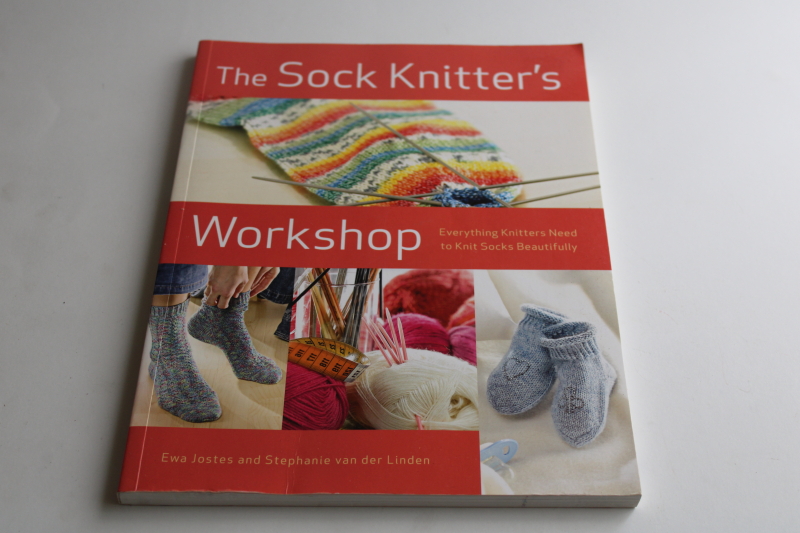 photo of knitting socks, patterns & general techniques Sock Knitter's Workshop softcover book  #1