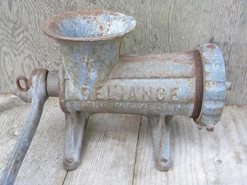 photo of large antique Husquvarna/Reliance 22 meat grinder/food chopper Sweden #2