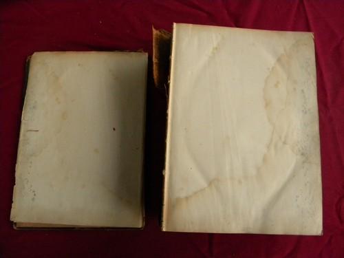 photo of large antique bible, 1872 with embossed leather cover #4