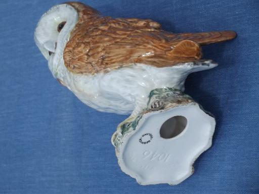 photo of large barn owl, vintage Beswick - England china figurine 8'' tall #5