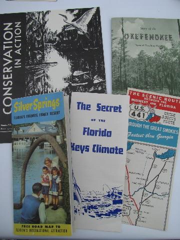 photo of large lot 1940s and 1950s National Park tour guides, pamphlets, maps etc. #5