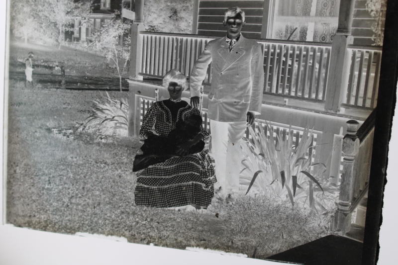 photo of large lot antique photographic supplies advertising boxes full of old glass plate photo negatives  #3