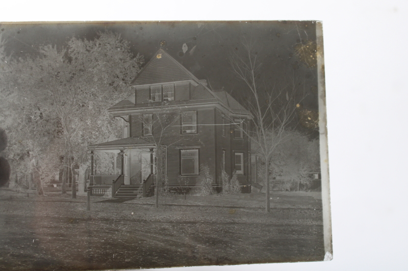 photo of large lot antique photographic supplies advertising boxes full of old glass plate photo negatives  #2