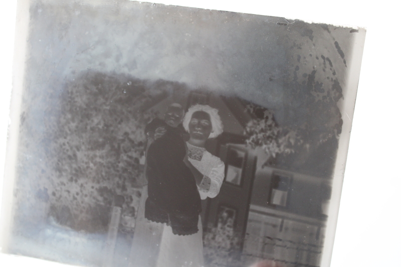 photo of large lot antique photographic supplies advertising boxes full of old glass plate photo negatives  #10