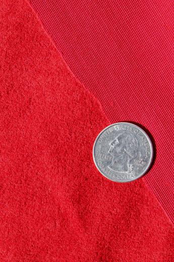 photo of large lot jewel colored poly velour fabric for costumes, crafts, table covers #4